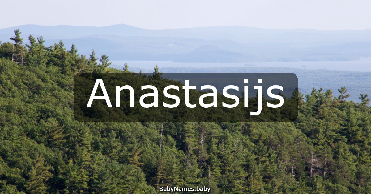 Anastasijs
