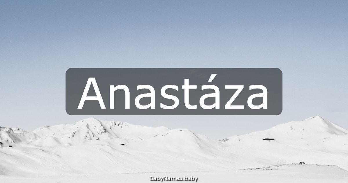 Anastáza