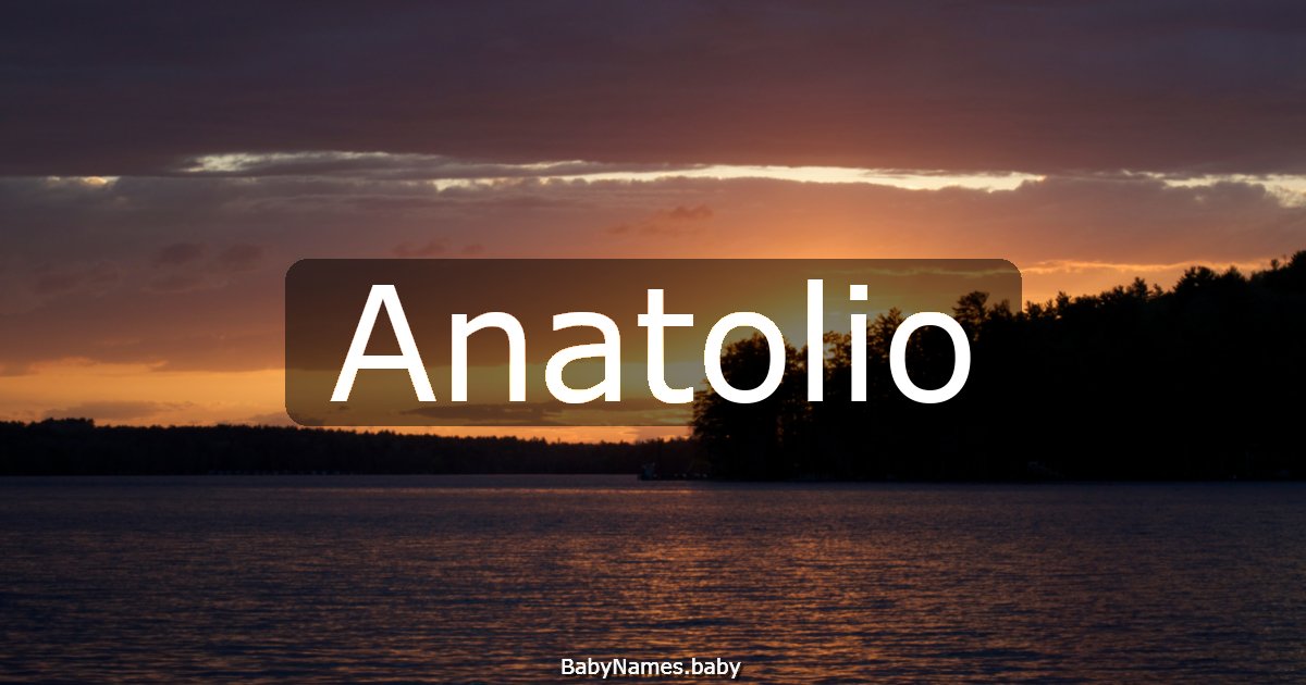 Anatolio