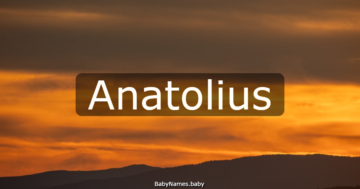 Anatolius