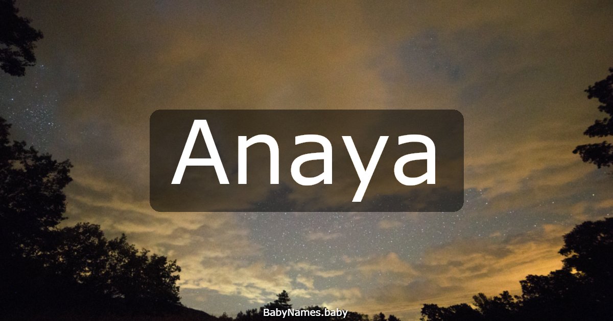 Anaya