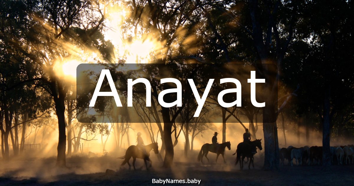Anayat