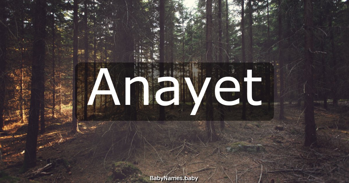 Anayet
