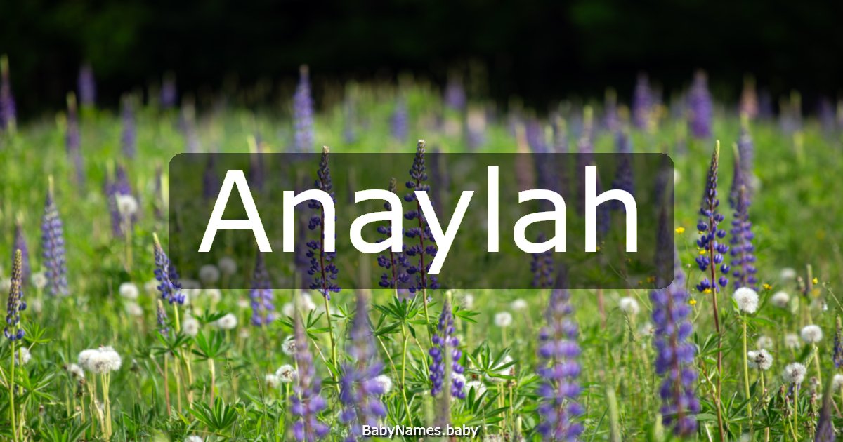 Anaylah