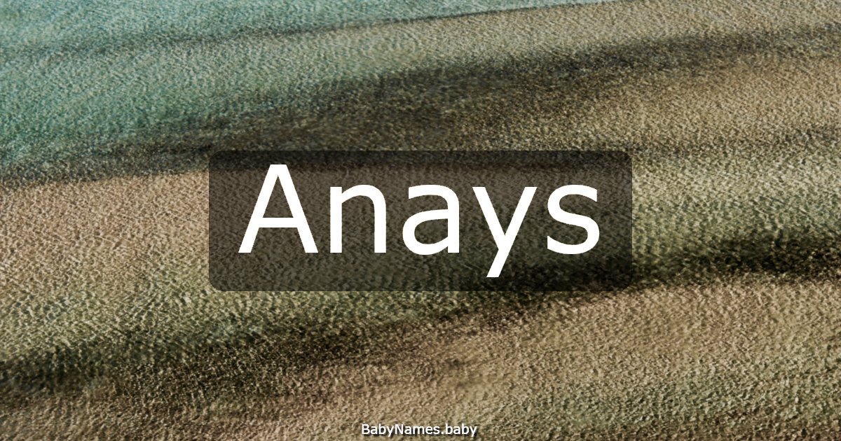 Anays