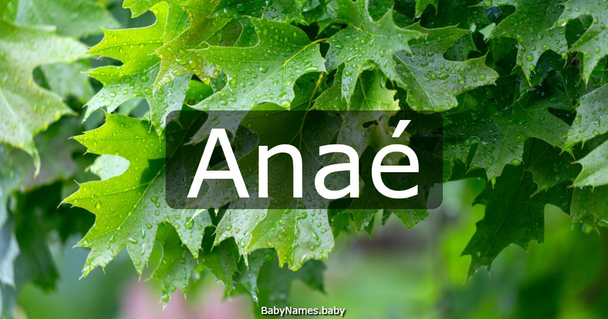 Anaé