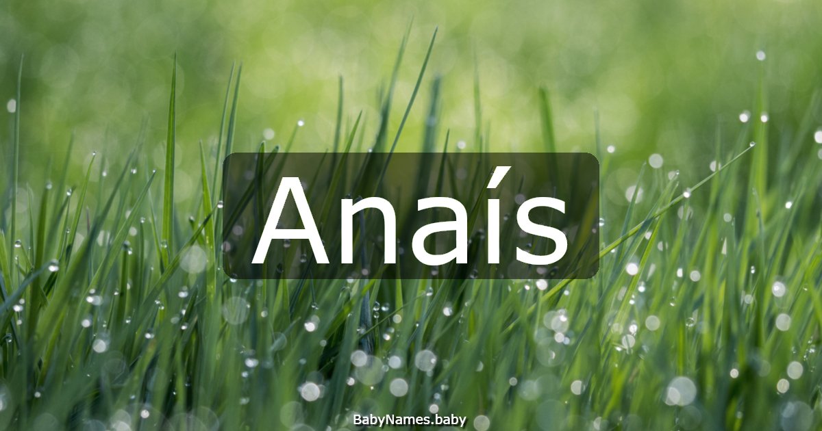 Anaís