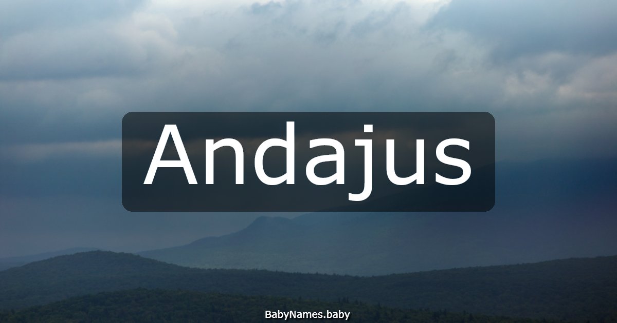 Andajus