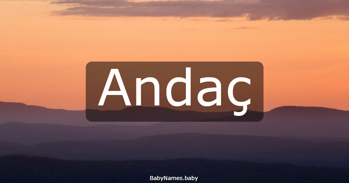 Andaç