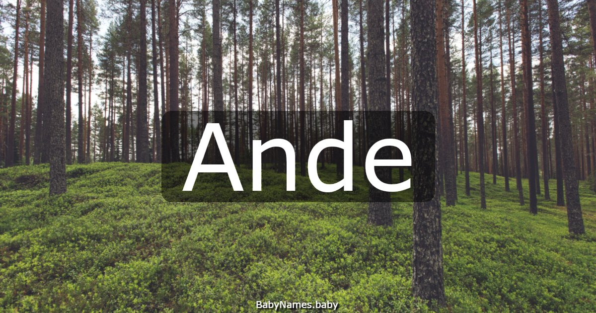 Ande
