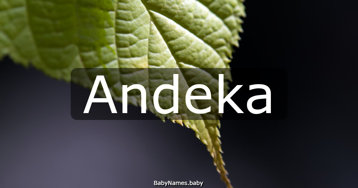 Andeka