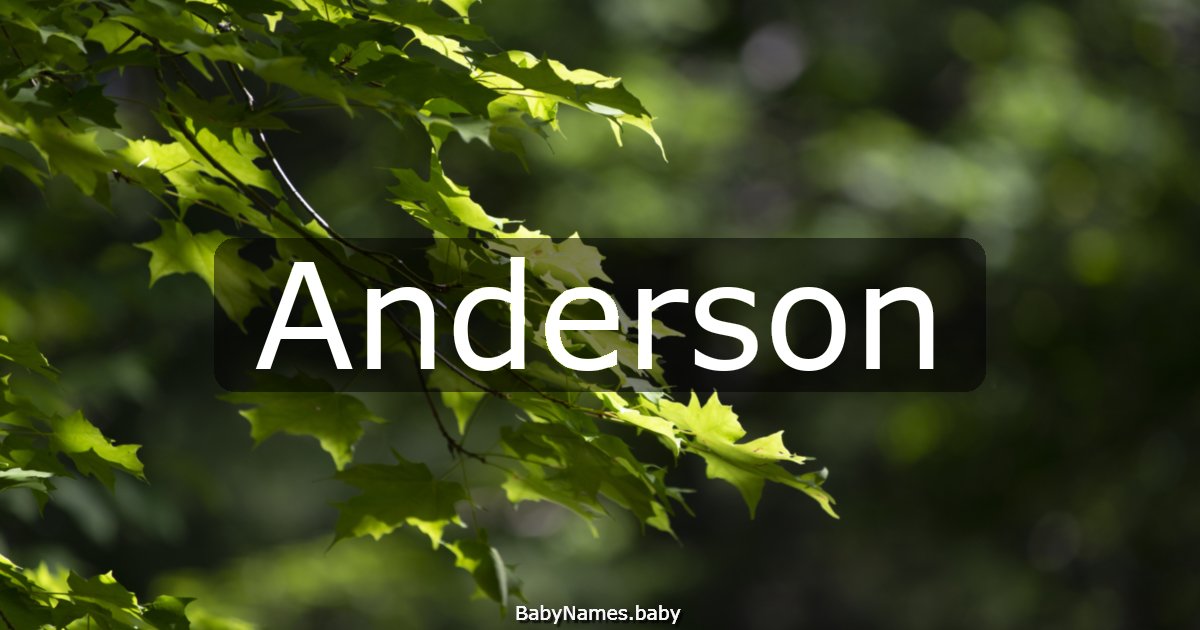 Anderson