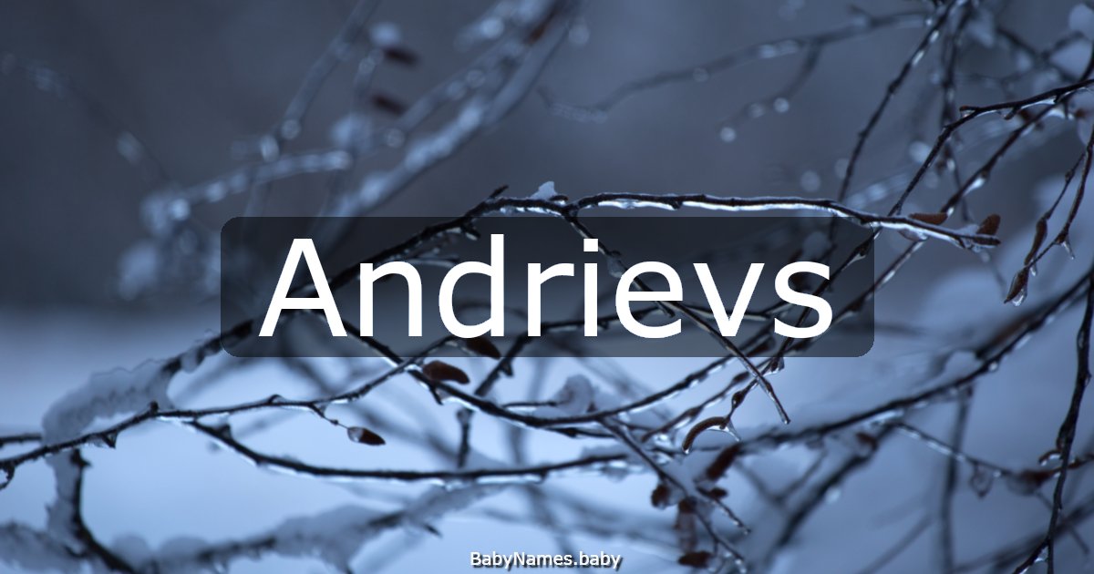 Andrievs