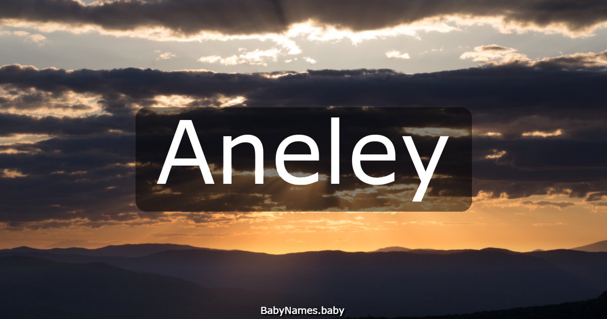 Aneley