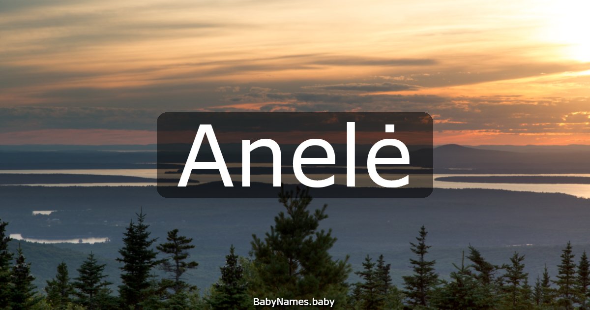 Anelė