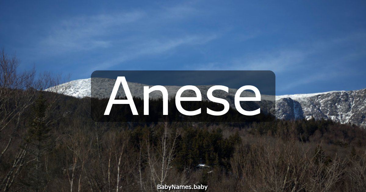 Anese