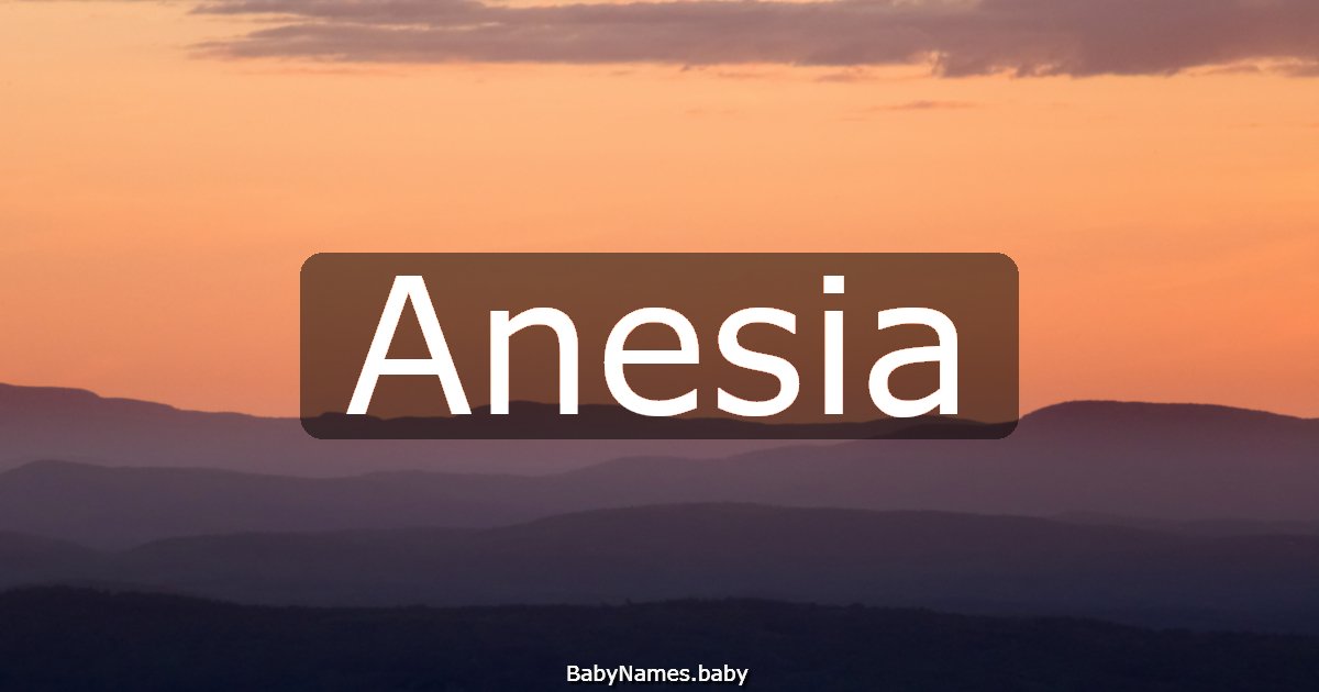 Anesia