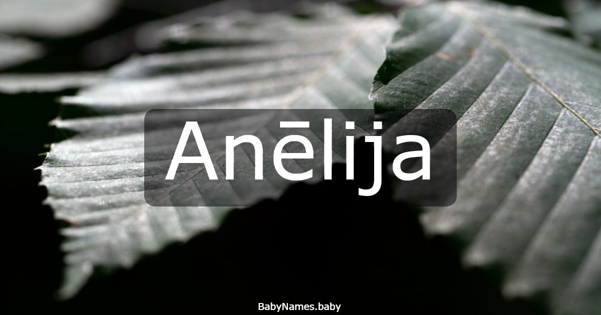 Anēlija