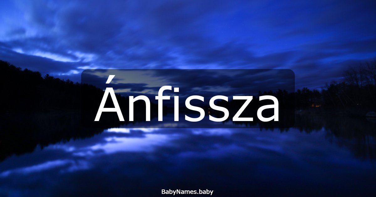 Ánfissza