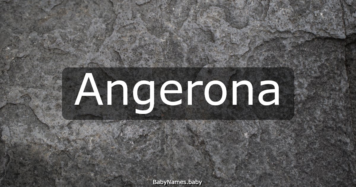 Angerona