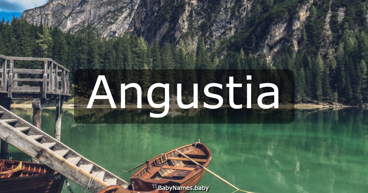 Angustia