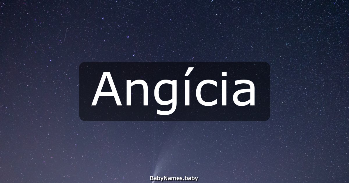 Angícia