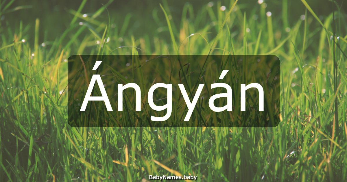 Ángyán