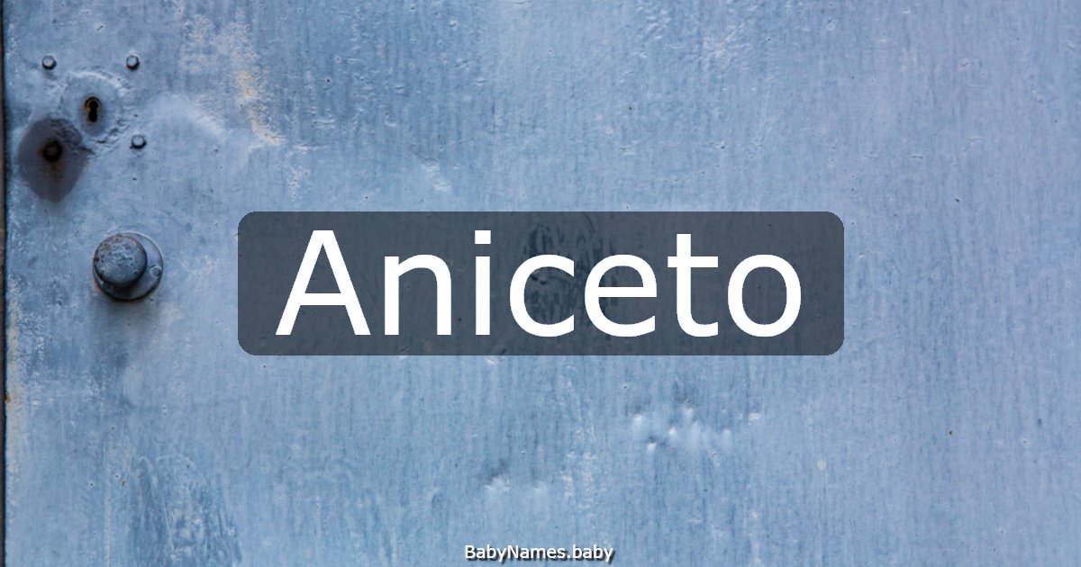 Aniceto