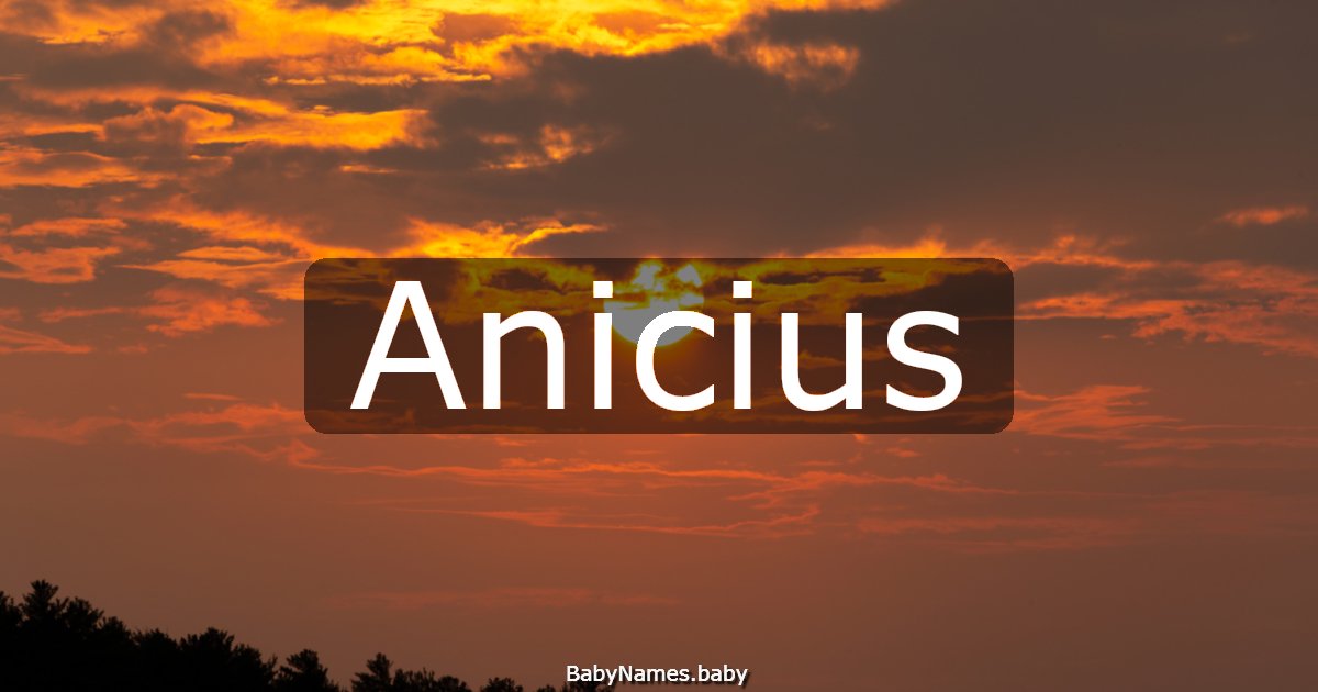 Anicius