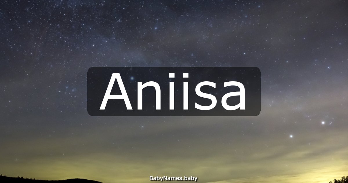 Aniisa