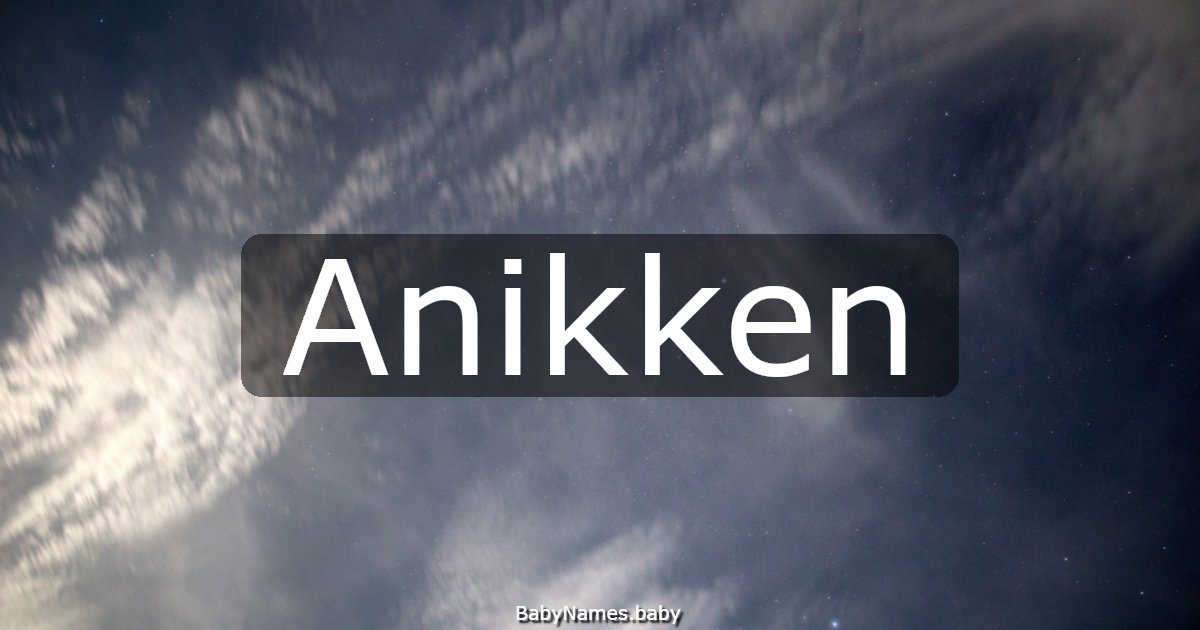 Anikken