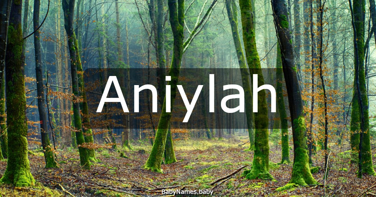 Aniylah