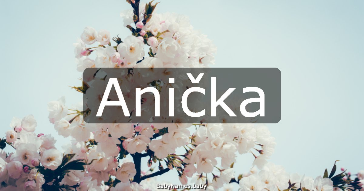 Anička