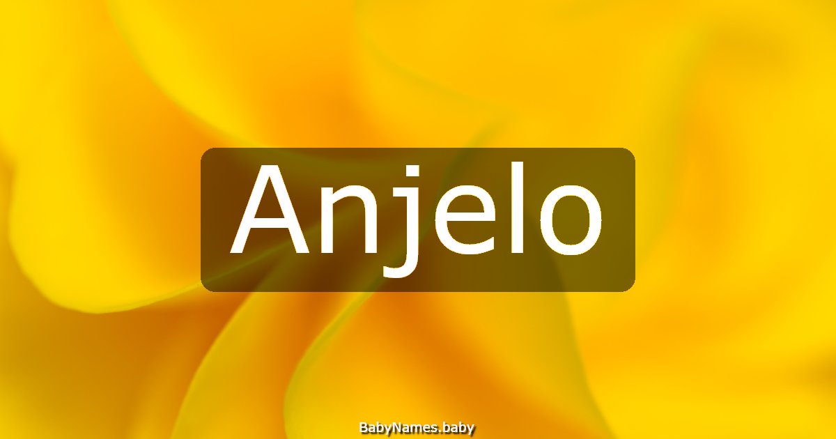 Anjelo