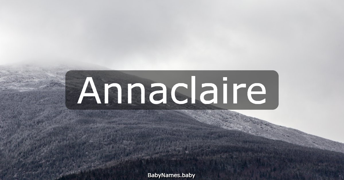 Annaclaire