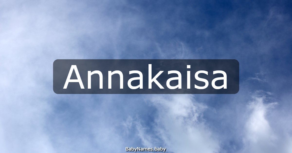 Annakaisa