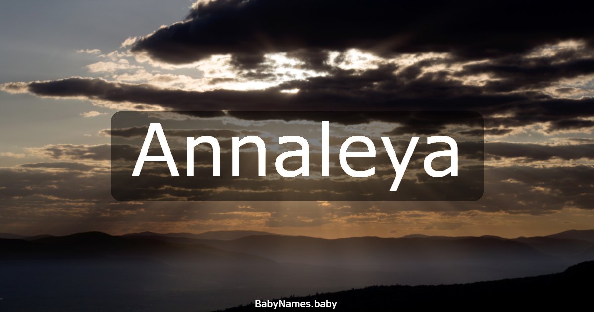 Annaleya
