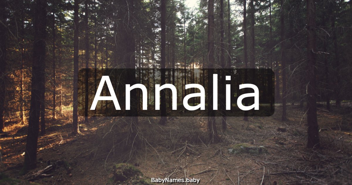 Annalia