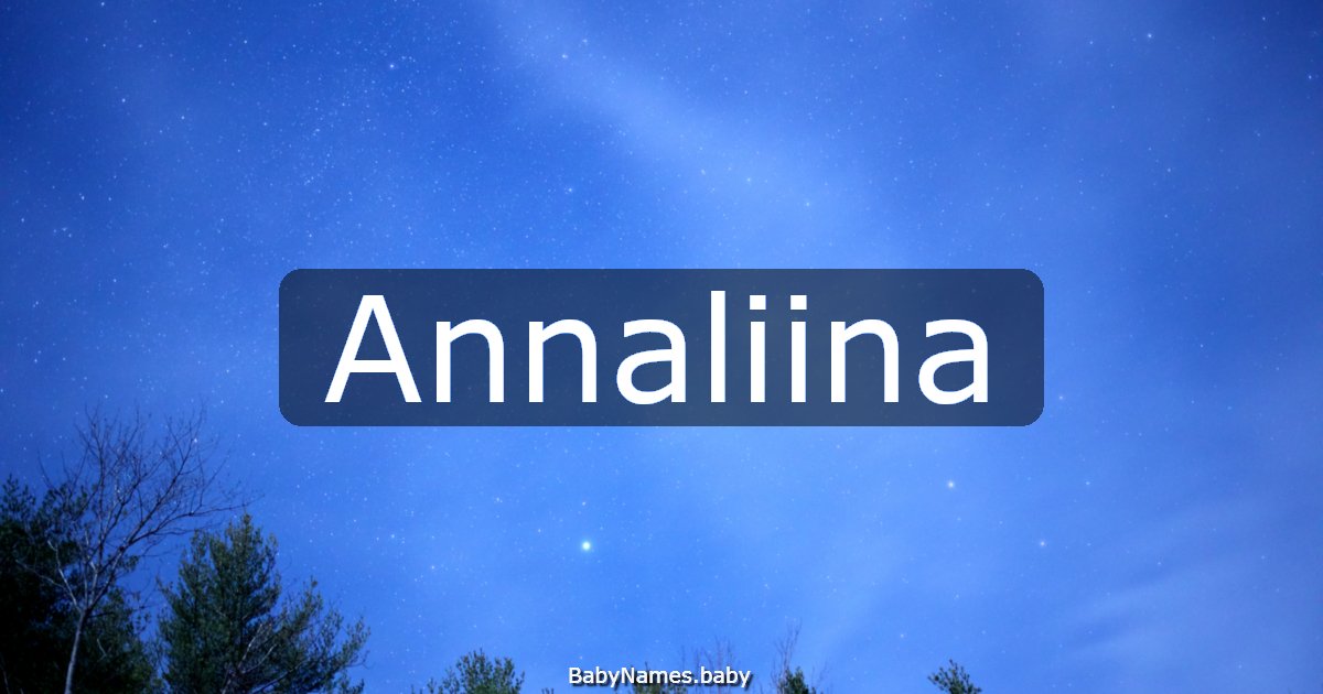 Annaliina