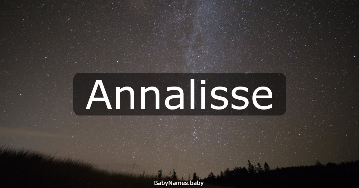 Annalisse