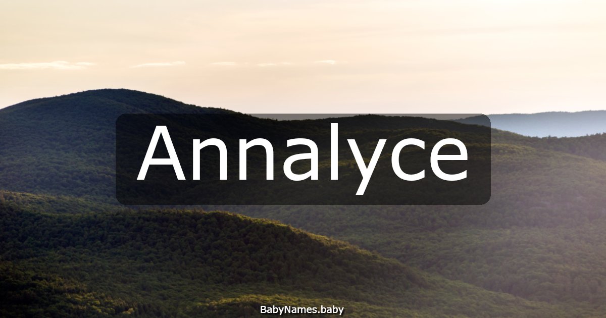 Annalyce