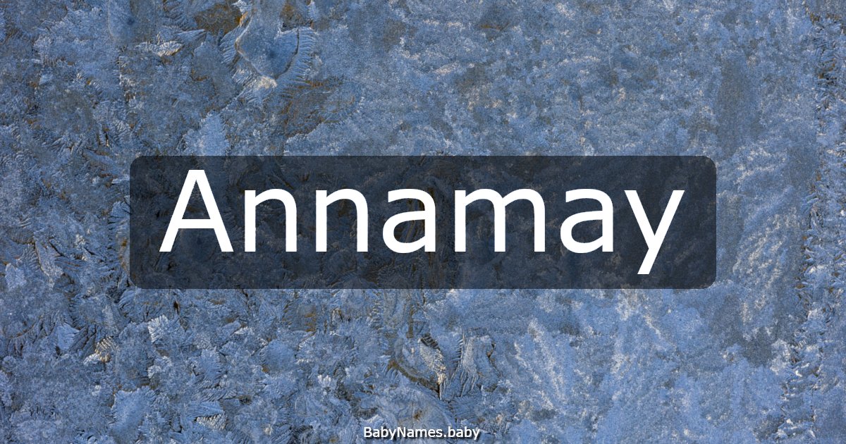 Annamay