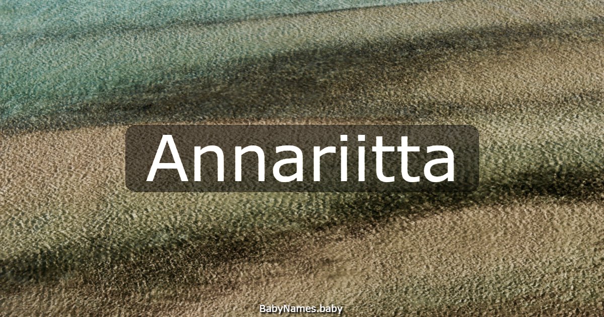 Annariitta