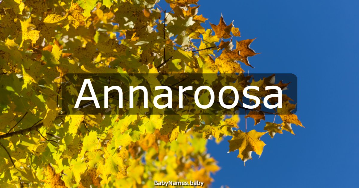 Annaroosa