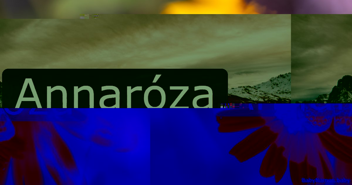 Annaróza