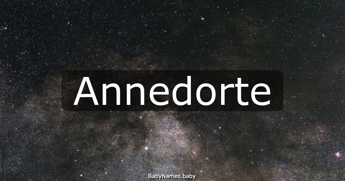 Annedorte