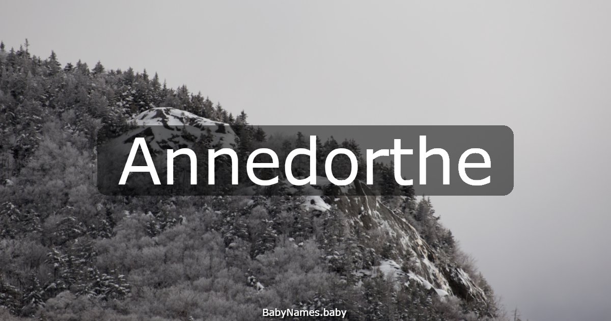Annedorthe