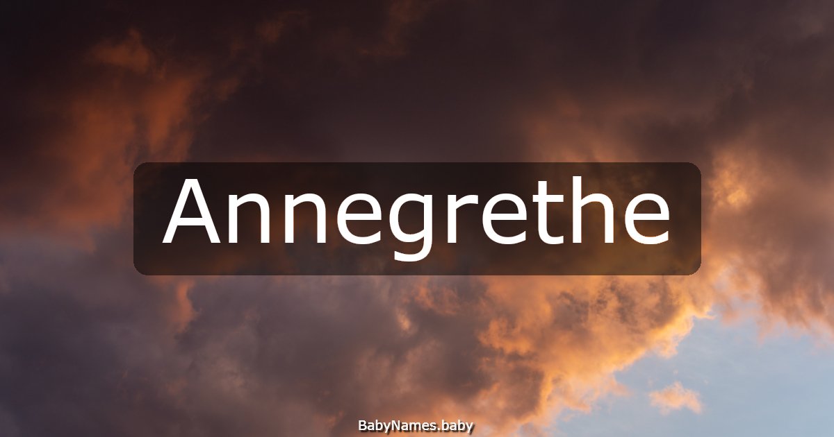 Annegrethe