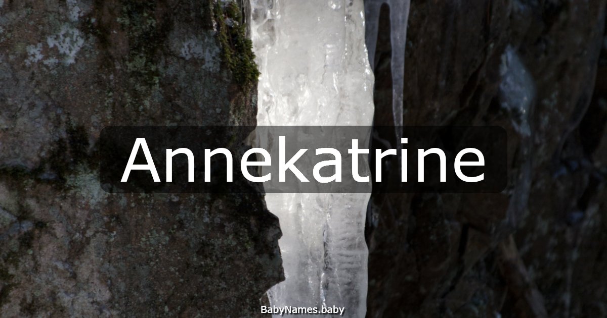 Annekatrine