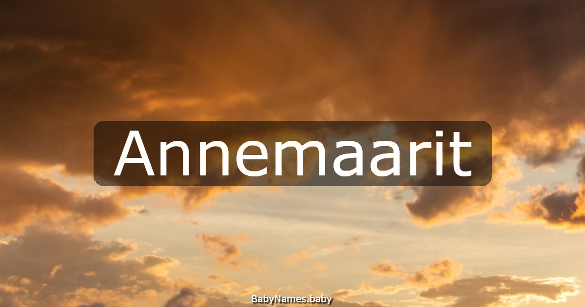 Annemaarit